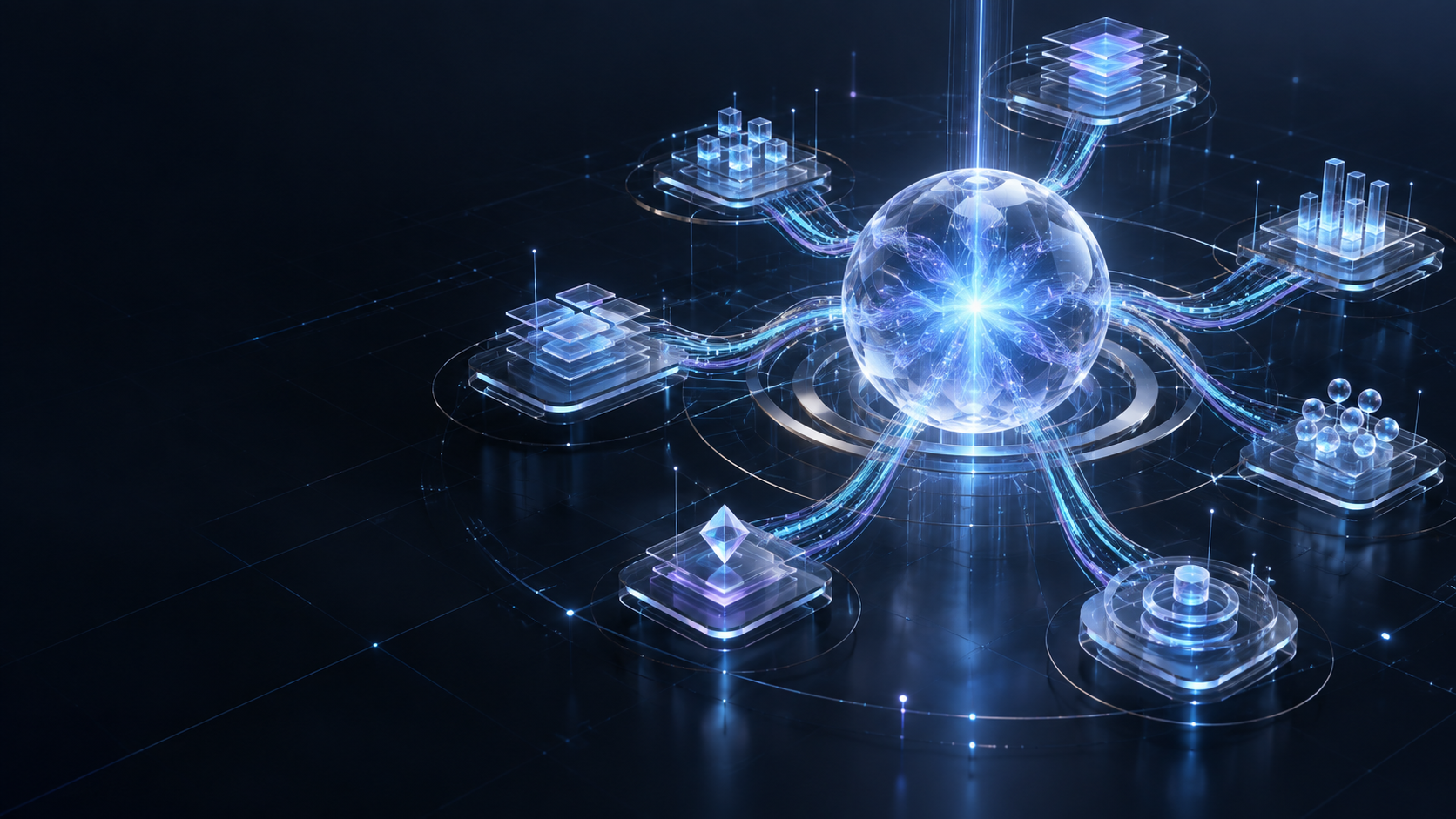 A luminous intelligent core connecting enterprise workstreams and program signals